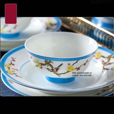 Bộ Bát Ăn Xuân Sắc Mãn Viên - bao gồm 68 Món - Dành cho 10 Người Ăn - Quà tặng cao cấp